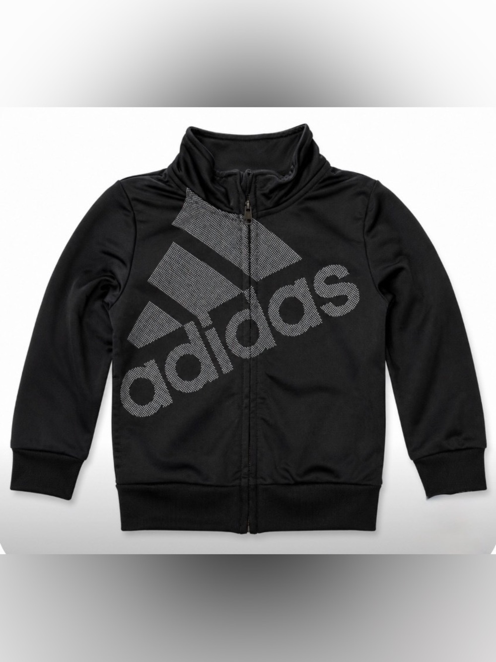 💥4/$20💥 Adidas Toddler Boys Logo Full Zip Track Jacket Black 3T